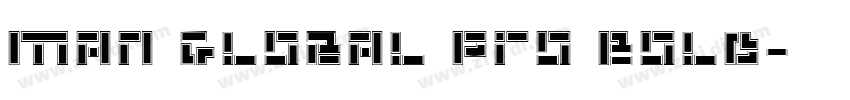 Man Global Pro Bold字体转换 Man Global Pro Bold字体转换